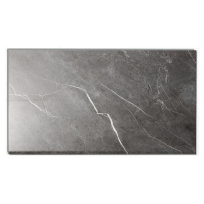 Dalle PVC Dumawall+ Gloss Porto noir brillant 37,5 x 65 cm