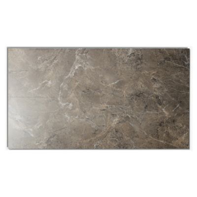 Dalle PVC Dumawall+ Gloss Sambro gris brillant 37,5 x 65 cm