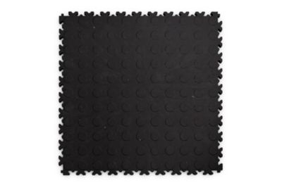 Dalle PVC garage Industy Eco Fortelock noir L.51 x l.51 cm