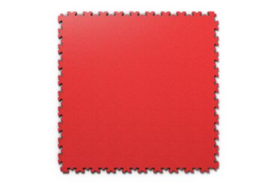 Dalle PVC garage Industy Fortelock rouge L.51 x l.51 cm