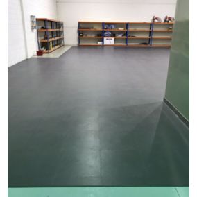 Dalle PVC garage Industy Fortelock vert L.51 x l.51 cm