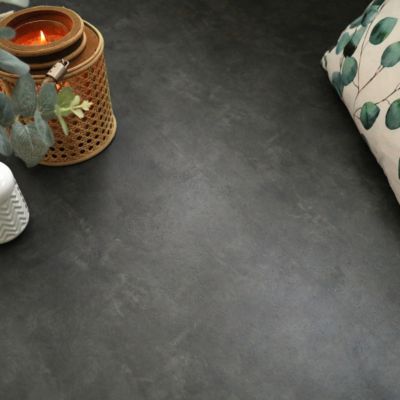 Dalle sol PVC Clipsable Mix and Match - Click 5G - Béton anthracite - Paquet de 1,49 m²