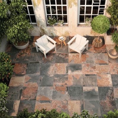Dalle sur plots Chateau 2cm naturel R11 60x60 cm - Réflex Boutique