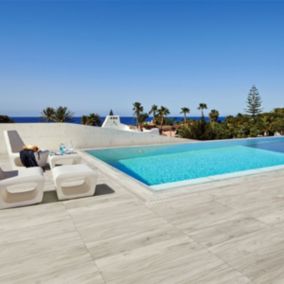 Dalle sur plots effet bois 2 cm Phuket kamba R11 40x120 cm - Réflex boutique