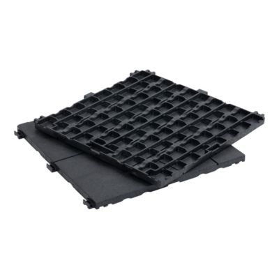 Dalle terrasse Horten Klikstrom L.45 x l.45 x ep.2,5cm gris anthracite