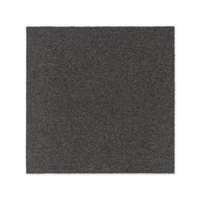Dalles de moquette autoportantes Moscou, Gris Foncé 50 x 50 cm