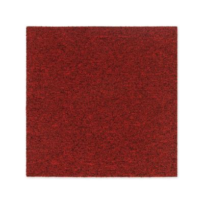 Dalles de moquette autoportantes Moscou, Rouge 50 x 50 cm