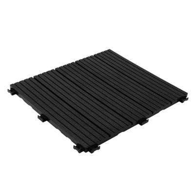 Dalles de Terrasse Lot de 11 pièces, Claire Anthracite 30 x 30 cm - 1 m²