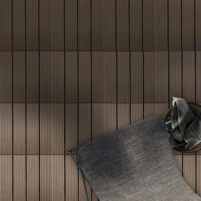 Dalles de Terrasse Lot de 11 pièces, Royal Marron foncé  30 x 30 cm - 1 m²