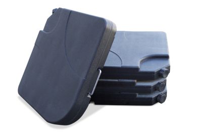 Dalles pour parasol déporté gris anthracite DCB Garden (lot de 4)