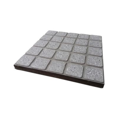 Dalles préfabriquées imitation béton L.50 x l.50 x ep.4 cm gris anthracite