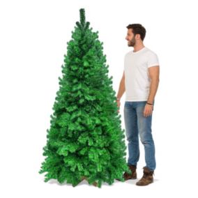 Dasher - Sapin de Noël en PVC diamètre 95 x 180H cm, 750 branches