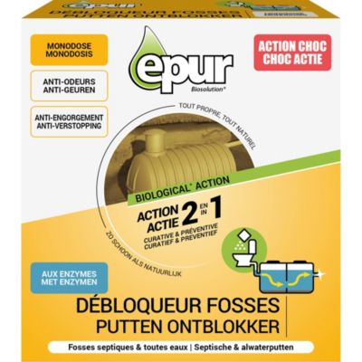 Débloqueur/réactivateur spécial fosses septiques Epur 500g