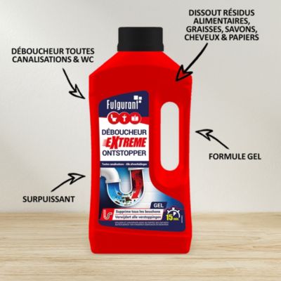 Déboucheur chimique de canalisation