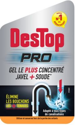Gel déboucheur pro, Destop (500 ml)  La Belle Vie : Courses en Ligne -  Livraison à Domicile