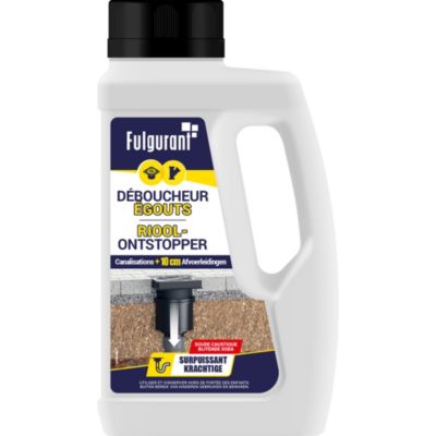 Déboucheur égouts surpuissant Fulgurant 500g