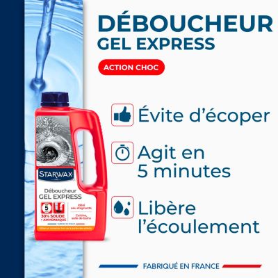 Déboucheur express canalisations Starwax 1L