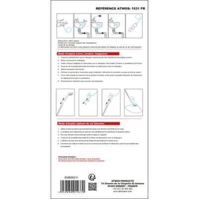 Déboucheur haute pression Atmos 1.5 m