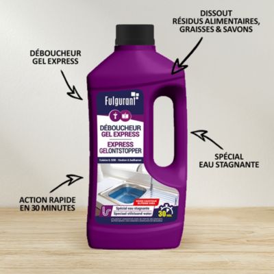Déboucheur soude gel fulgurant Stopy 900ml
