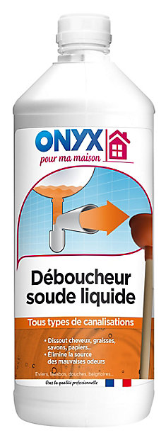 Déboucheur Soude Liquide Onyx - 1L