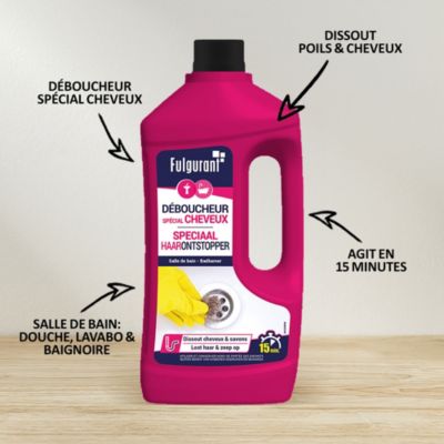 Déboucheur spécial cheveux Fulgurant 800ml