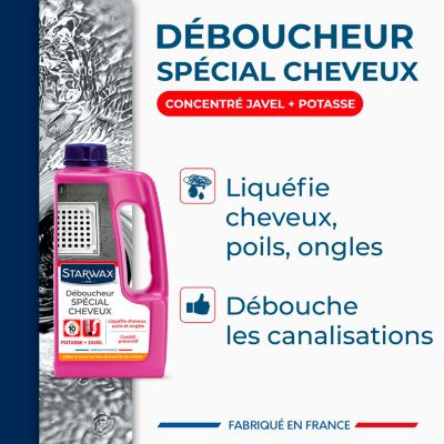 Déboucheur spécial cheveux Starwax 900ml
