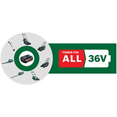 Débroussailleuse sans fil avec batterie 36 V - largeur de coupe avec fil 330 mm - largeur de coupe avec lame 230 mm - Bosch