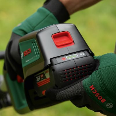 Débroussailleuse sans fil avec batterie 36 V - largeur de coupe avec fil 330 mm - largeur de coupe avec lame 230 mm - Bosch
