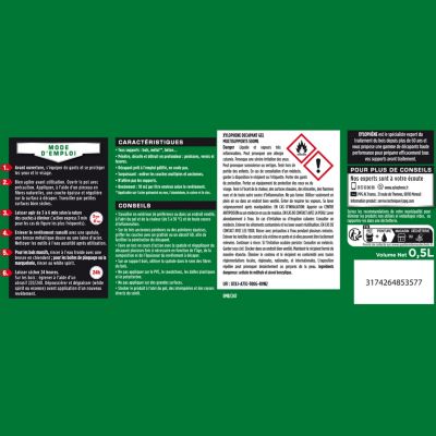 Décapant en gel bois, métal, béton, crépis Xylophene 0,5 L