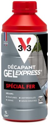 Décapant extérieur Gel Express V33 spécial fer 1L