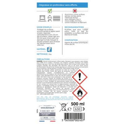 Décapant four et accessoires Starwax 500 ml