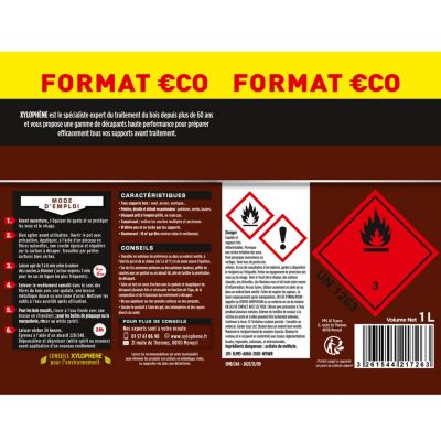 XYLOPHENE - Décapant Gel Multi-supports 1L – Le Grand Format Bien Pratique Pour Vos Gros Travaux