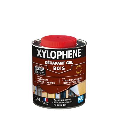 Décapant gel bois Xylophene action express 0,5L