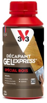 Décapant Gel Express V33 spécial bois 0,5L