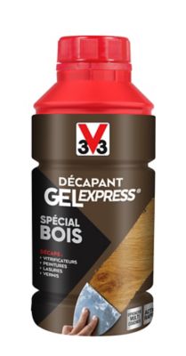 Décapant Gel Express ® - Spécial Bois V33 - Mobilier, Porte ou fenêtre, Sol  et Escalier, Volets, Pergola, Portail
