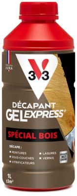 Décapant Gel Express V33 spécial bois 1L
