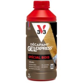 Décapant Gel Express V33 spécial bois 1L