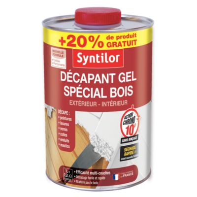 Décapant gel pour le bois Syntilor 1L+20% gratuit