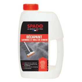 Décapant laitance et voile de ciment Spado professionnel 1L