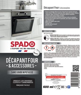 Décapant pour four et accessoires Spado 600ml