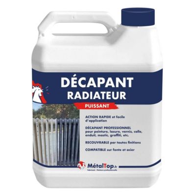 Decapant Radiateur - 1 L - Métaltop