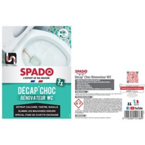 Décapant rénovateur WC-toilettes-fonds de cuvette Spado 1L