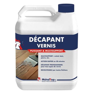 Decapant Vernis - 1 L - Métaltop