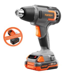 Decapeur thermique batterie - FUXTEC FX-E1HLP20 - 20V 550 degrés C, débit 200L/min - Sans batterie ni chargeur