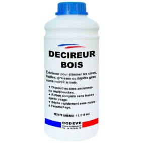 Decireur Bois -  1 L   - Codeve Bois - Pour Le Décapage De La Cire, Huile Ou Graisse Sans Noircir Le Bois.
