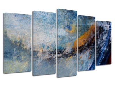 DECLINA, Tableau toile imprimée abstrait, Tableau design moderne Alphard, 220x120 cm