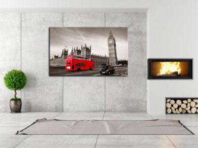 DECLINA, Tableau Toile Imprimée, Tableau Toile Urbain Photo LONDON VIEW 220x120 Cm 89583394