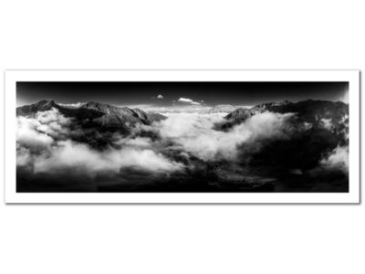 DECLINA, Tableau toile imprimée, Tableau toile photographie vallée d'Ossau, 150x60 cm