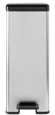 DECO SLIM BIN Poubelle rectangulaire à pédale 40L - Veba