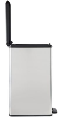 DECO SLIM BIN Poubelle rectangulaire à pédale 40L - Veba